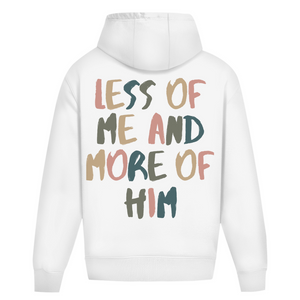 Oversize Hoodie Ohne Kordel less of me and more of him