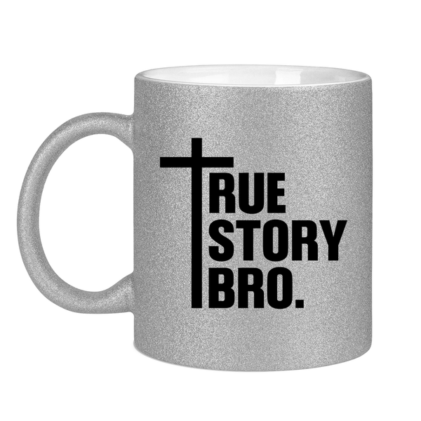 Glitzertasse true store bro