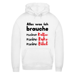 Damen Hoodie alles was ich brauche