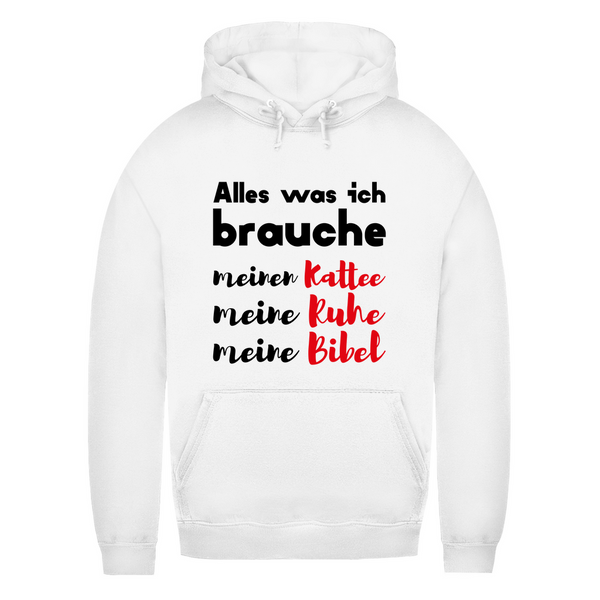 Damen Hoodie alles was ich brauche