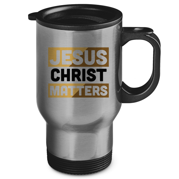 Edelstahl-Thermobecher jesus christ matters