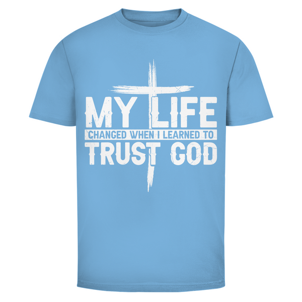 Herren T-Shirt when i learned to trust god