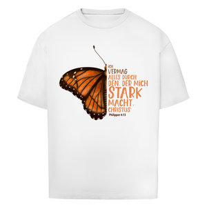 Oversize T-Shirt der mich stark macht schmetterling