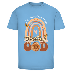 Herren T-Shirt trusting god