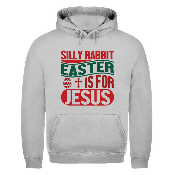 Herren Hoodie silly rabbit easter is for jesus