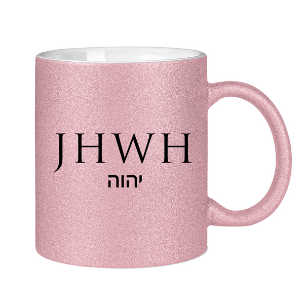 Glitzertasse jhwh