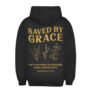 Unisex Oversize Hoodie saved by grace ehpesians 2:8-9