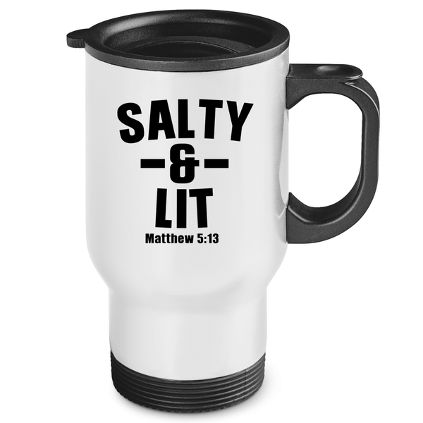 Edelstahl-Thermobecher salty and lit matthew 5:13