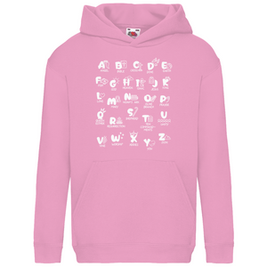 Kinder Hoodie Christliches Alphabet