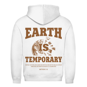 Herren Hoodie earth ist temporary matthew 5:18