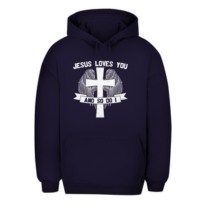 Unisex Oversize Hoodie jesus loves you and so do i