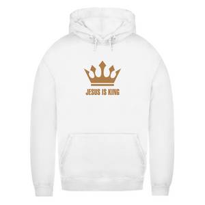 Damen Hoodie jesus is king krone