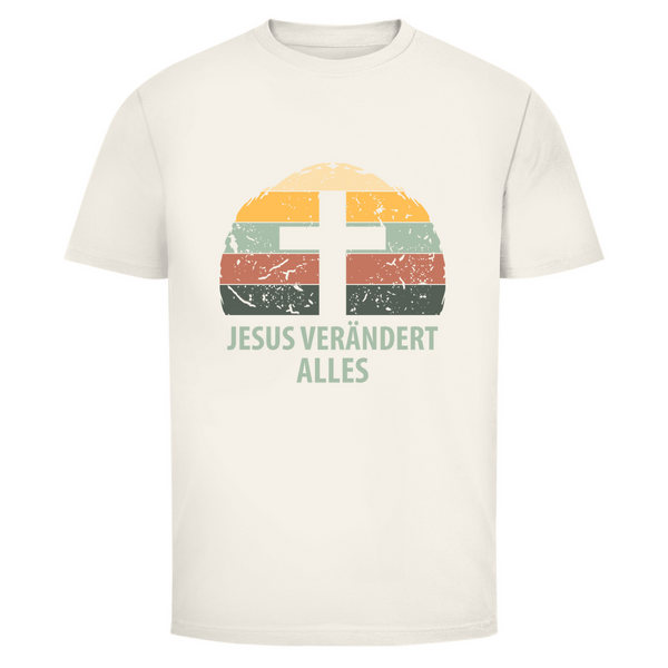 Herren T-Shirt jesus verändert alles