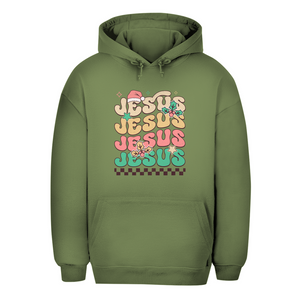 Unisex Oversize Hoodie jesus weihnachtsmotiv