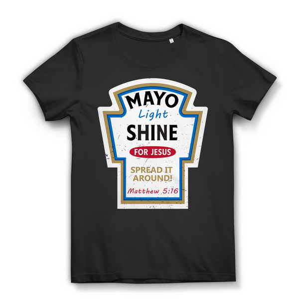 Damen Bio T-Shirt mayo light shine matthew 5:16