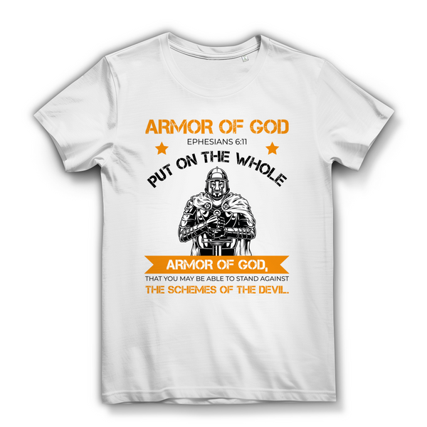 Damen Bio T-Shirt armor of god ephesians 6:11