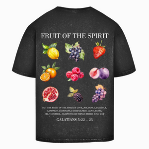 Oversize Washed T-Shirt fruit of the spirit galatians 5:22-23