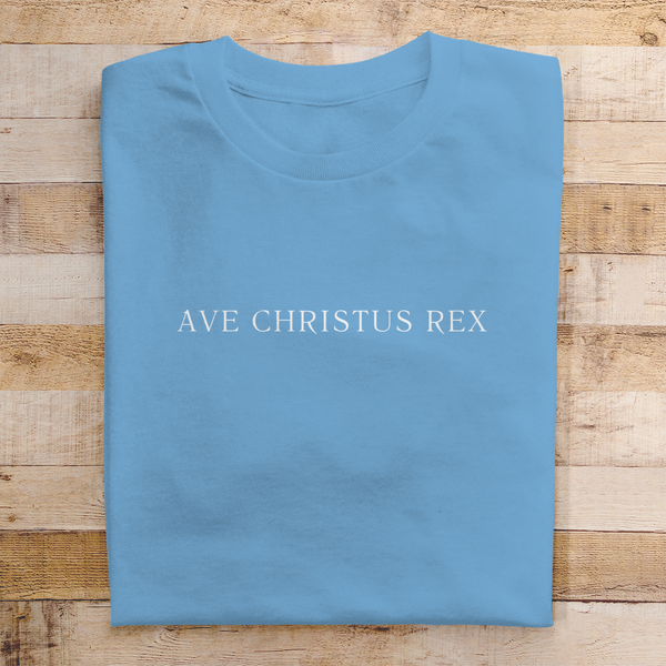 Herren T-Shirt ave christus rex