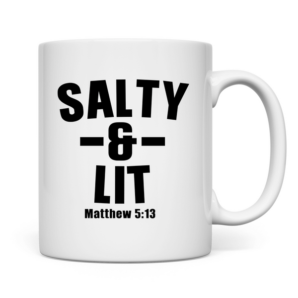 Tasse salty and lit matthew 5:13