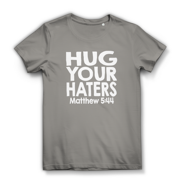 Damen Premium Bio T-Shirt hug your haters matthew 5:44