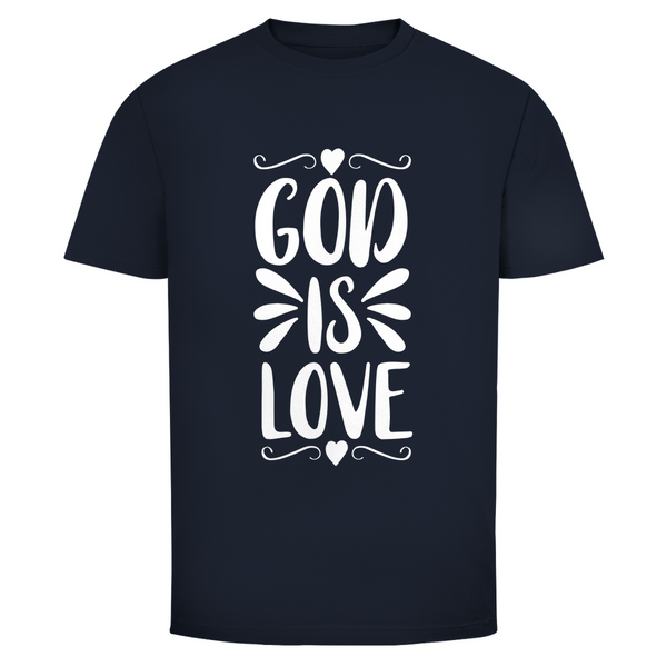 Herren T-Shirt god is love