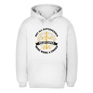Unisex Oversize Hoodie mine superheroes wore cross