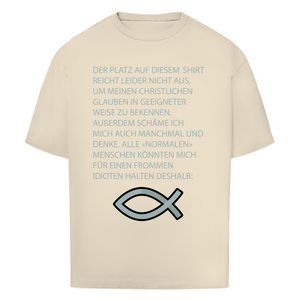 Oversize T-Shirt ICHTHYS spruch