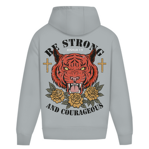 Oversize Hoodie Ohne Kordel be strong and courageous joshua 1:9