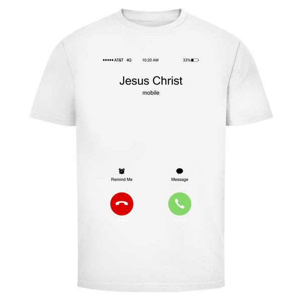 Herren T-Shirt jesus christ is calling