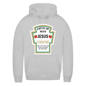 Damen Hoodie catch up with jesus