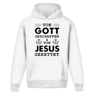 Oversize Hoodie Ohne Kordel von gott geschaffen