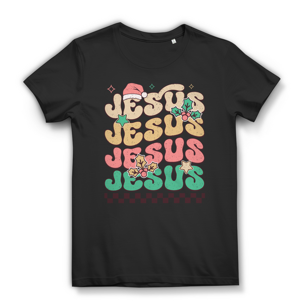 Damen Premium Bio T-Shirt jesus weihnachtsmotiv