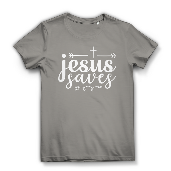 Damen Premium Bio T-Shirt jesus saves