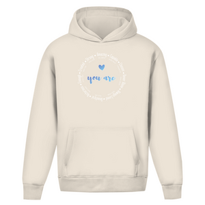 Oversize Hoodie Ohne Kordel you are strong amazing