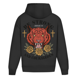 Oversize Hoodie Ohne Kordel be strong and courageous joshua 1:9