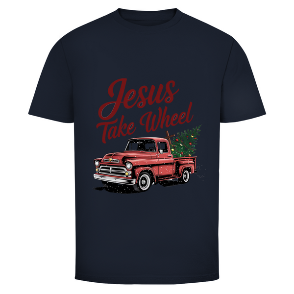 Herren T-Shirt jesus take wheel