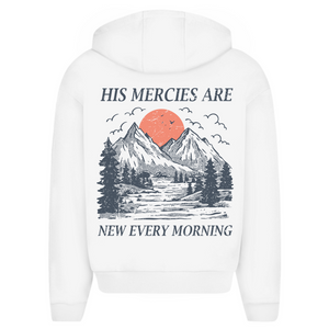 Oversize Zipper Hoodie his marcies are new every morning