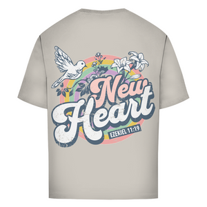 Oversize T-Shirt new heart ezekiel 11:19