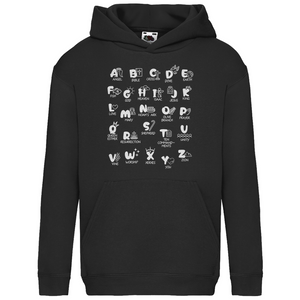 Kinder Hoodie Christliches Alphabet