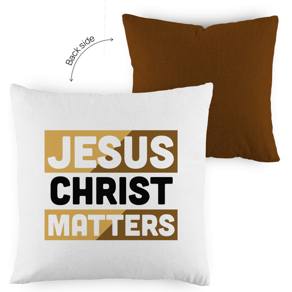 Kopfkissen zweifarbig jesus christ matters